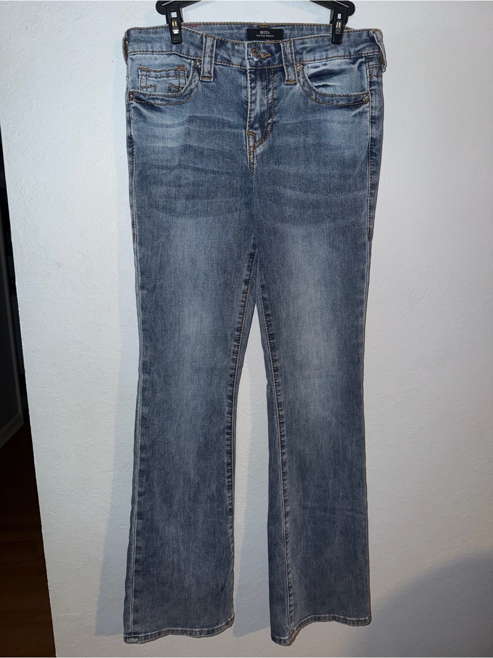 True Religion Blue Denim Flare Jeans